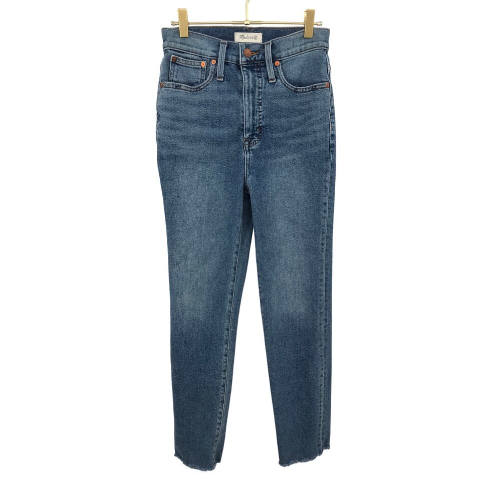 Madewell Medium Wash High Rise The Mom Jean Size 25